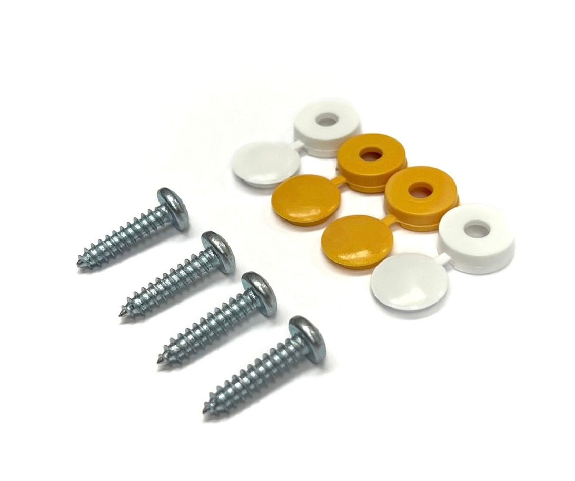 Number Plate Screws & Caps Fixing Kit